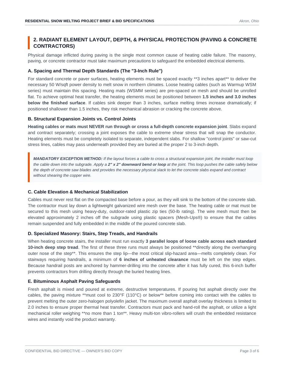 Heated driveway contractor brief Cuyahoga Falls — slide 3