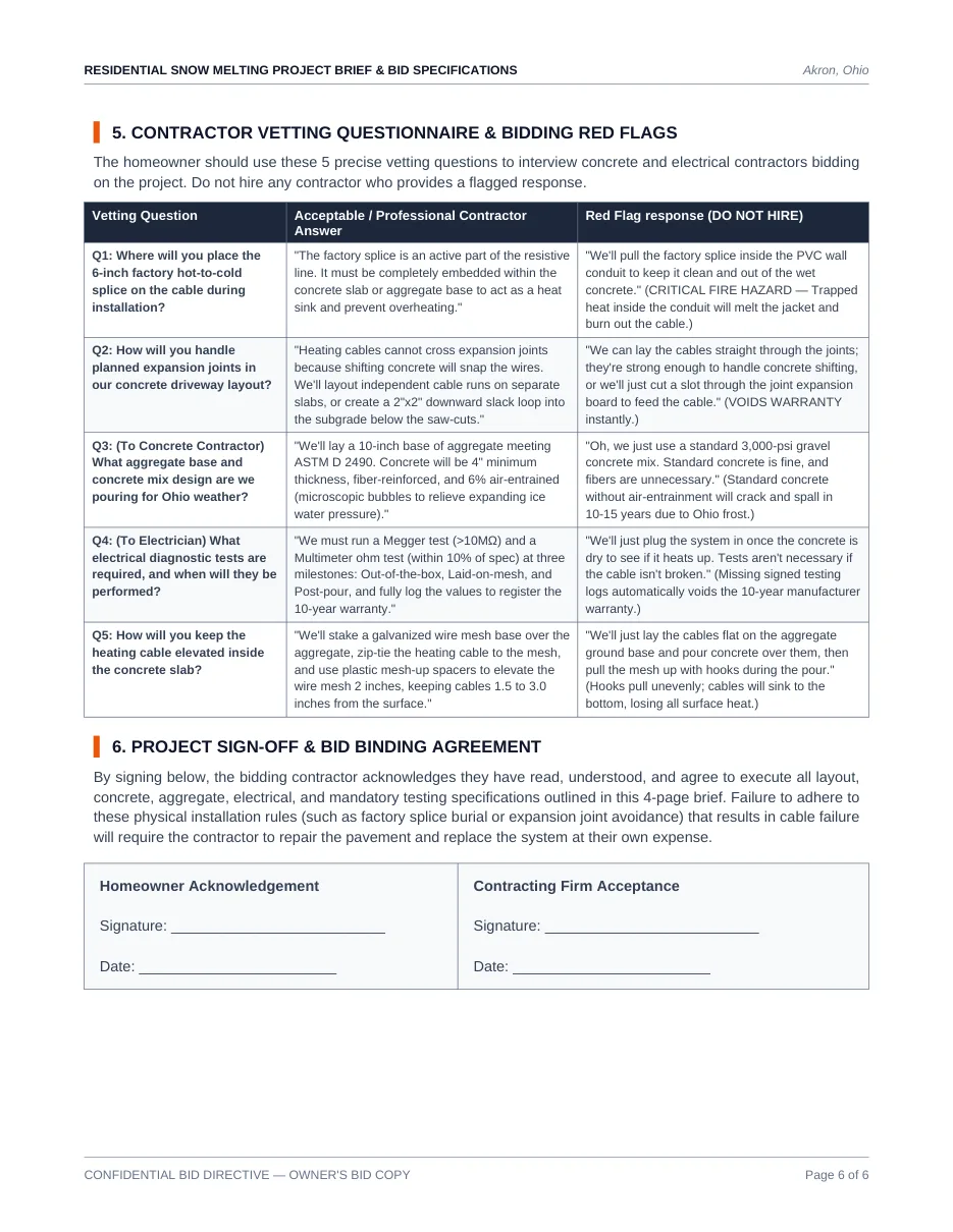 Heated driveway contractor brief Cuyahoga Falls — slide 6