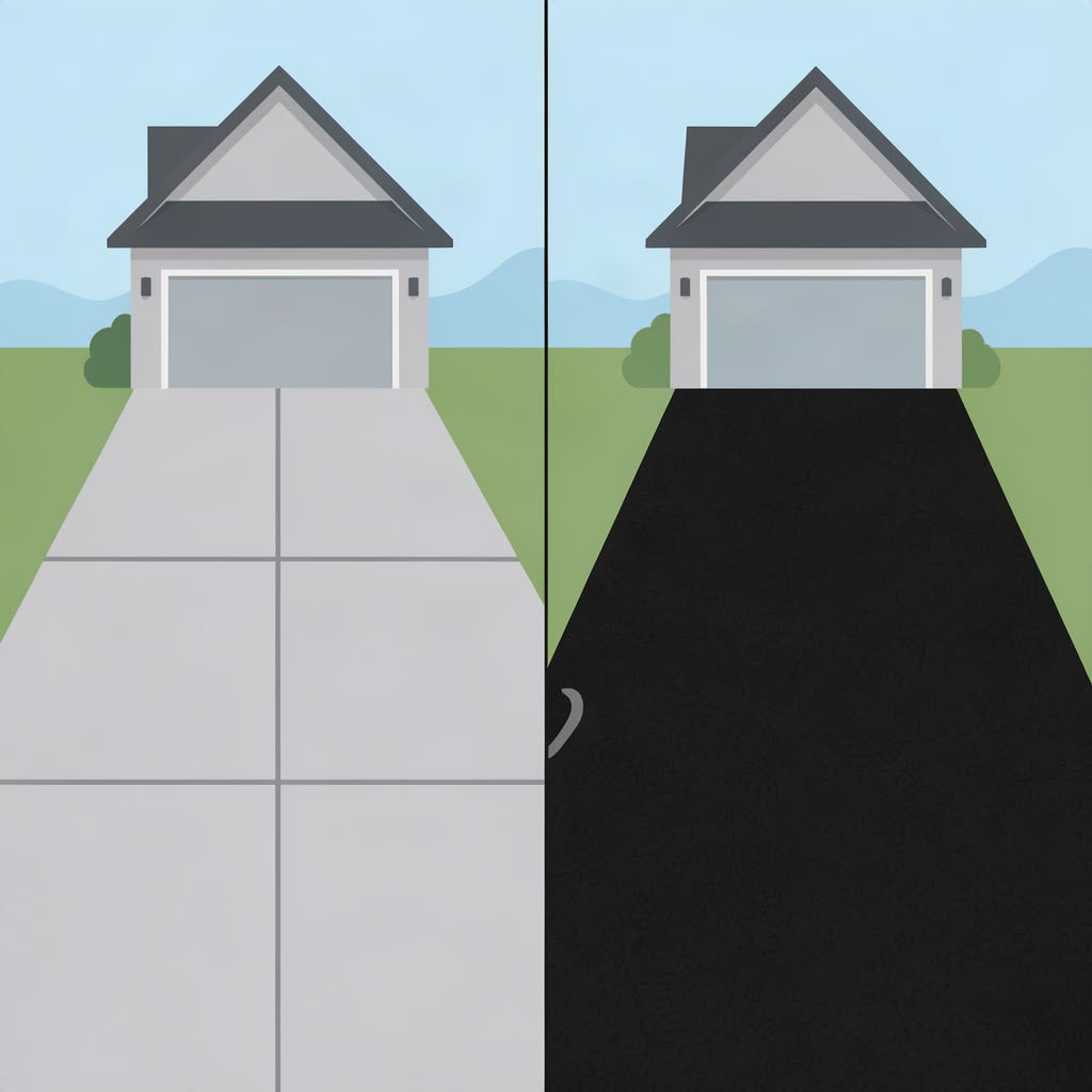 Concrete vs Asphalt Driveways for Cuyahoga Falls